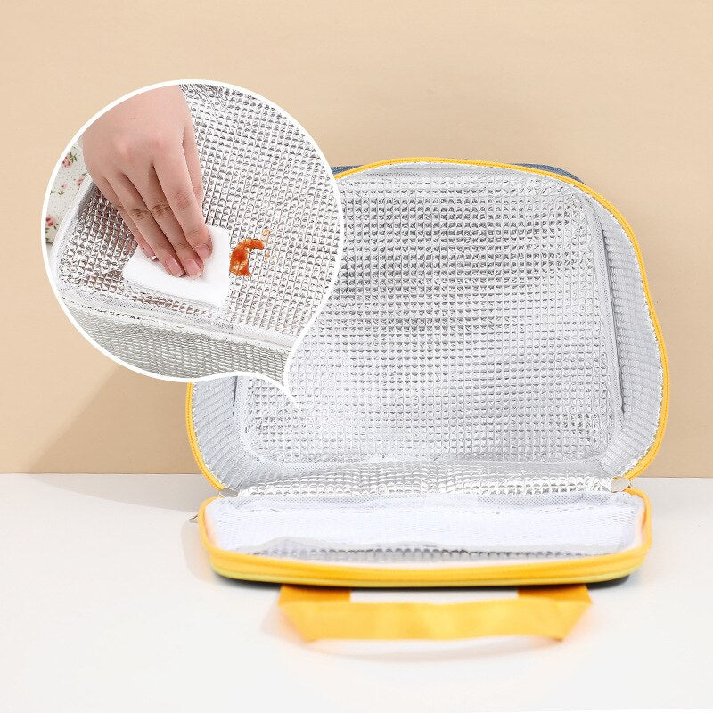 Lunch bag étanche pour enfant, bandoulière réglable, cinq coloris