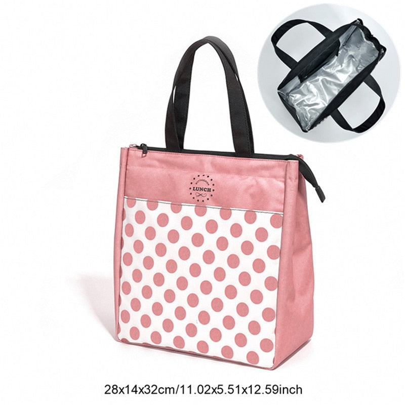 Lunch bag pour repas en trois formats, sangle réglable