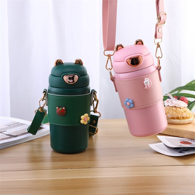 Gourde isotherme enfant 500 ml en inox, quatre coloris