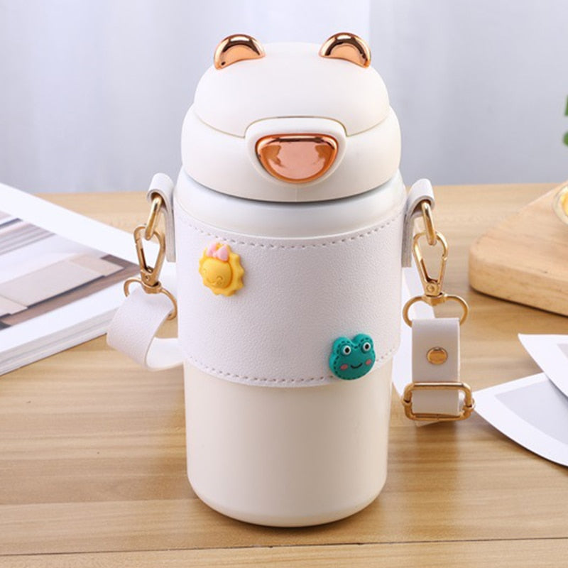 Gourde isotherme enfant 500 ml en inox, quatre coloris