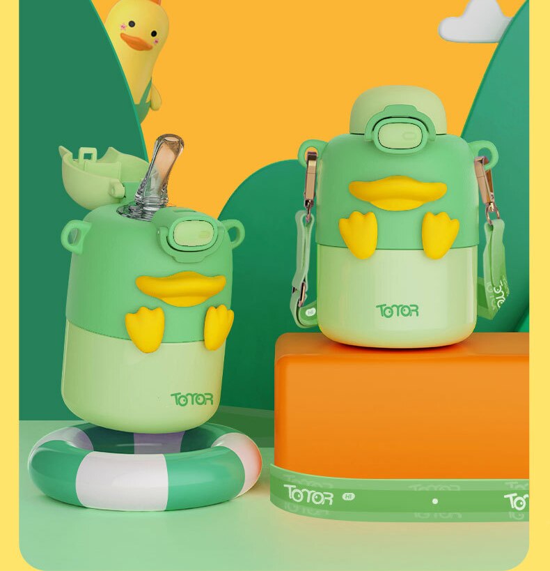 Gourde isotherme enfant 430 ml Mr Duck