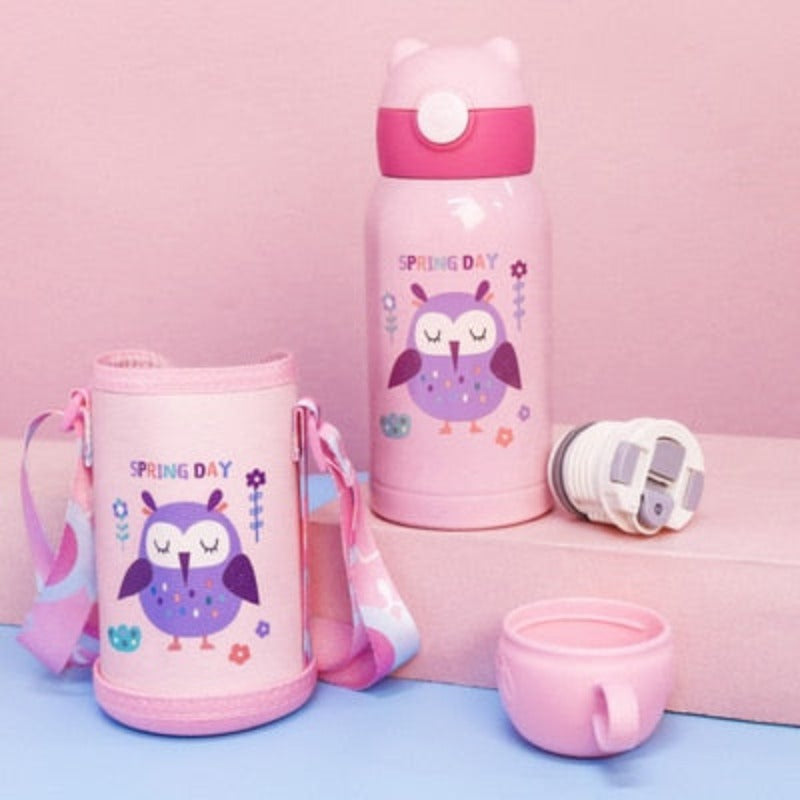 Gourde isotherme enfant 500 ml Mr Hibou