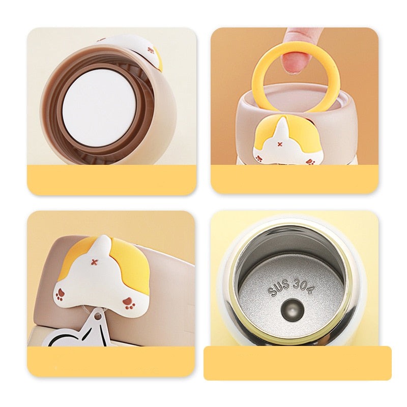 Gourde isotherme enfant 380 ml Kawaii
