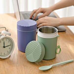 Boîte à déjeuner isotherme enfant en inox, vert, orange ou bleu