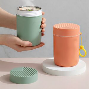 Boîte à déjeuner isotherme enfant en inox, vert, orange ou bleu