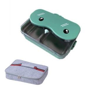 Boîte à lunch isotherme 800 ml en inox, avec ou sans sac