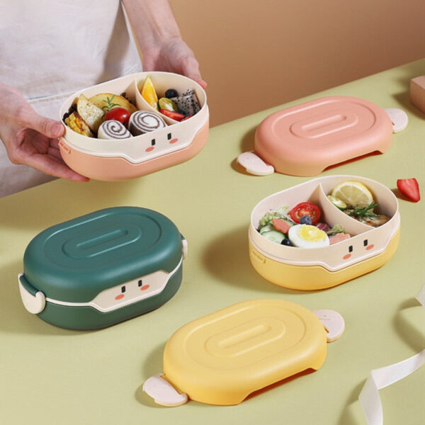 Boîte repas isotherme bébé 780 ml, vert, jaune ou rose