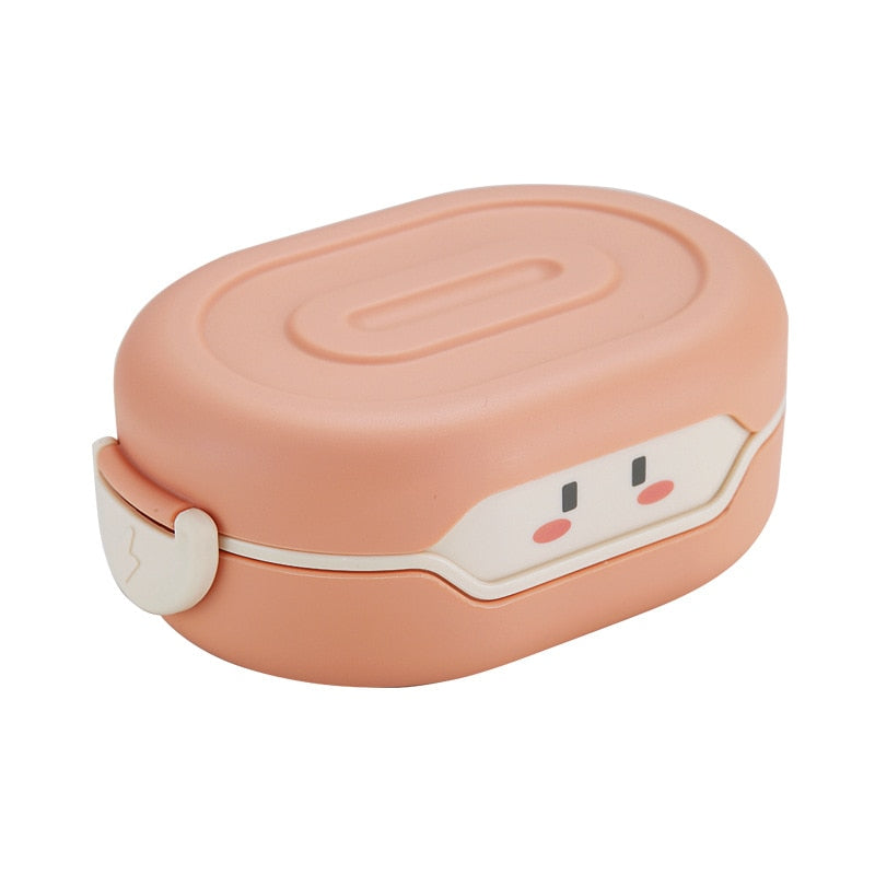 Boîte repas isotherme bébé 780 ml, vert, jaune ou rose