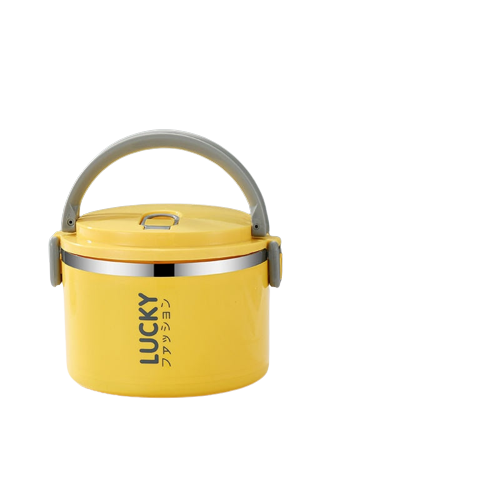 Sac isotherme écolier en polyester, jaune ou bleu, 1 à 4 couches