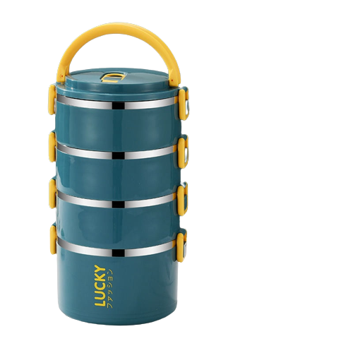 Sac isotherme écolier en polyester, jaune ou bleu, 1 à 4 couches