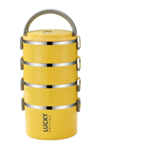 Sac isotherme écolier en polyester, jaune ou bleu, 1 à 4 couches