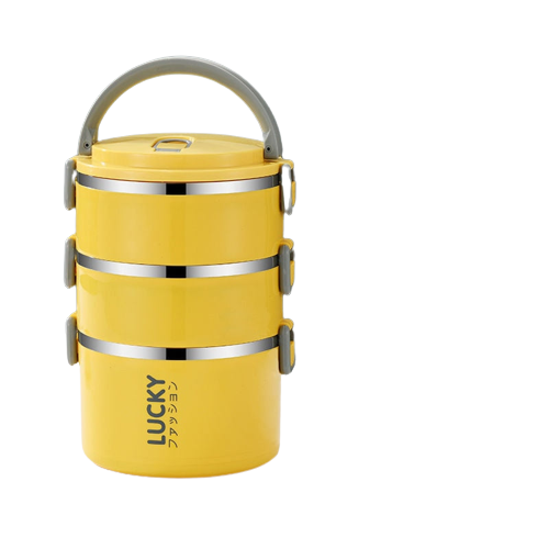 Sac isotherme écolier en polyester, jaune ou bleu, 1 à 4 couches