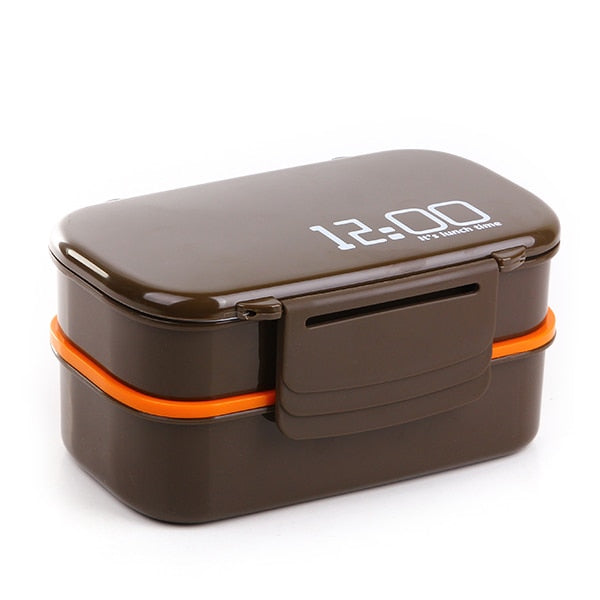 Boîte repas isotherme à 2 couches, quatre coloris, avec ou sans sac