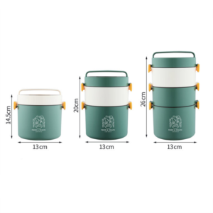 Boîte déjeuner isotherme en inox, 900 ml, 1,35 L ou 1,8 L