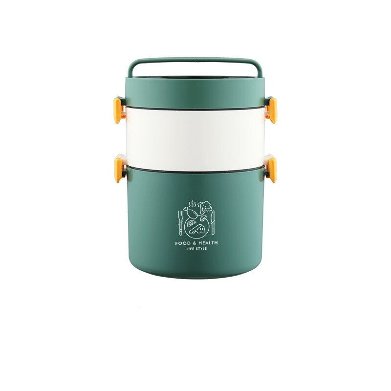 Boîte déjeuner isotherme en inox, 900 ml, 1,35 L ou 1,8 L