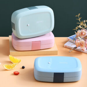 Boîte hermétique pour repas enfant, rose, bleue ou verte
