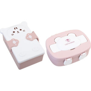 Boîte isotherme lunch box 700 ml, modèles ours et chaton