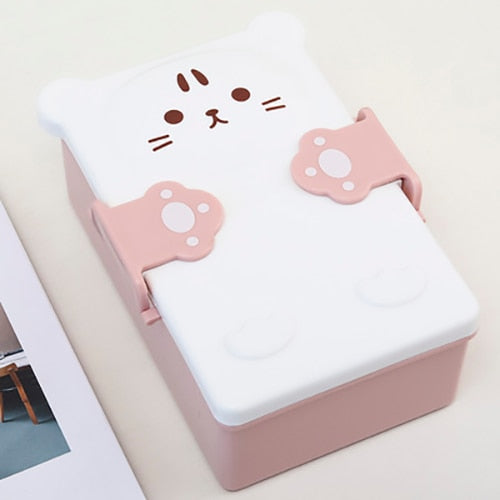 Boîte isotherme lunch box 700 ml, modèles ours et chaton