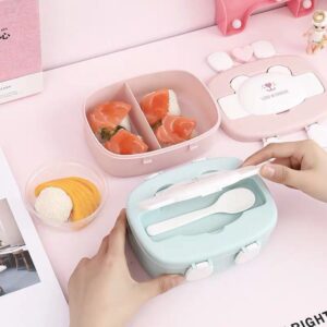 Boîte isotherme lunch box 700 ml, modèles ours et chaton
