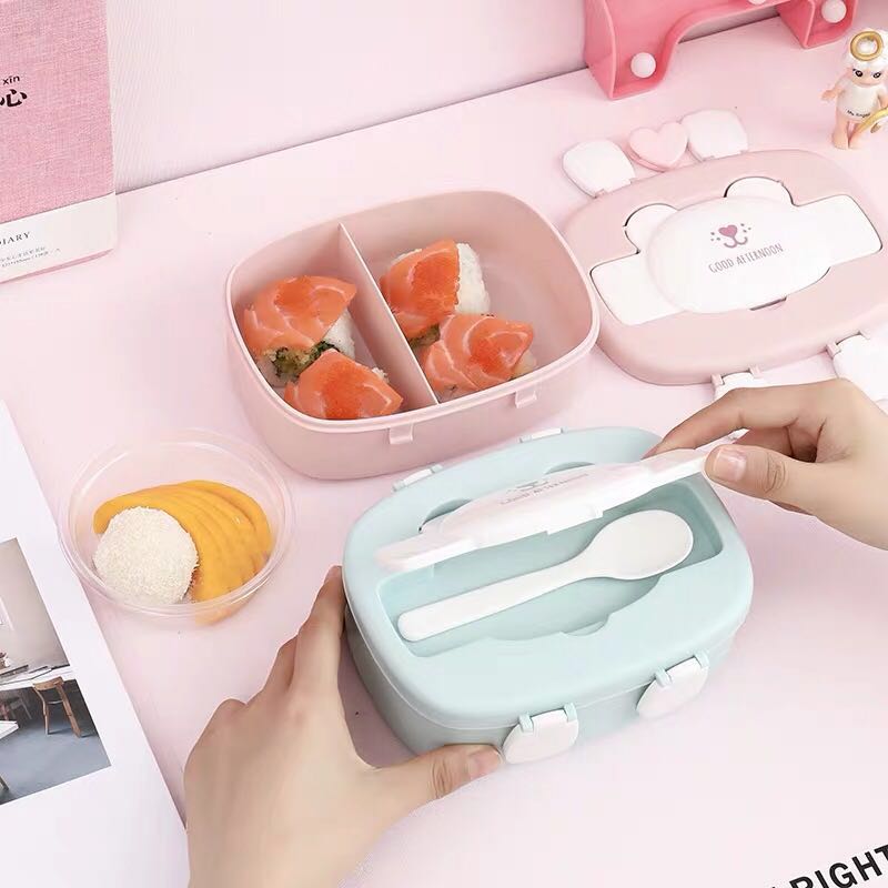 Boîte isotherme lunch box 700 ml, modèles ours et chaton