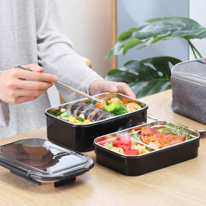 Sac isotherme bento 10 L en polyester, bandoulière réglable