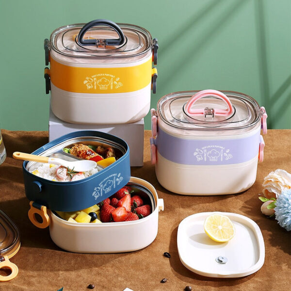 Boîte isotherme repas chaud en inox
