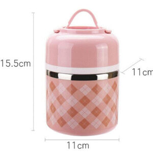 Lunch box isotherme en nylon, 1 à 3 couches, trois coloris