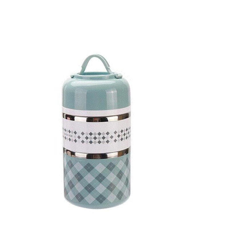 Lunch box isotherme en nylon, 1 à 3 couches, trois coloris