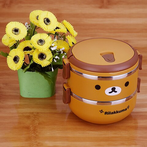Lunch box enfant en inox à 1, 2 ou 3 couches