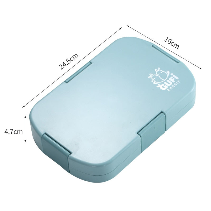 Boîte lunch isotherme chaud pour enfant, format plat
