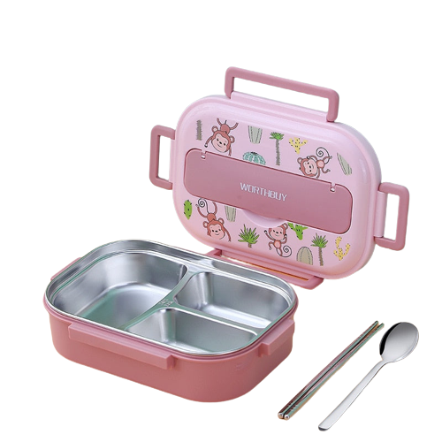 Boîte repas isotherme enfant, 3 ou 4 compartiments