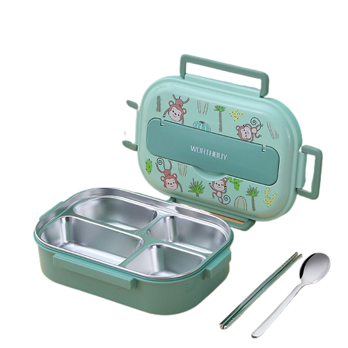 Boîte repas isotherme enfant, 3 ou 4 compartiments