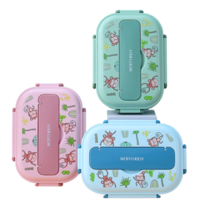 Boîte repas isotherme enfant, 3 ou 4 compartiments