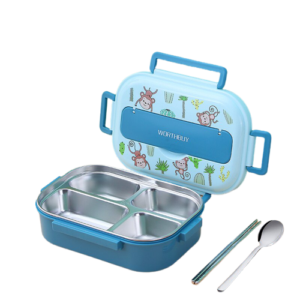 Boîte repas isotherme enfant, 3 ou 4 compartiments