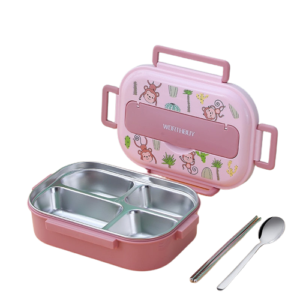 Boîte repas isotherme enfant, 3 ou 4 compartiments