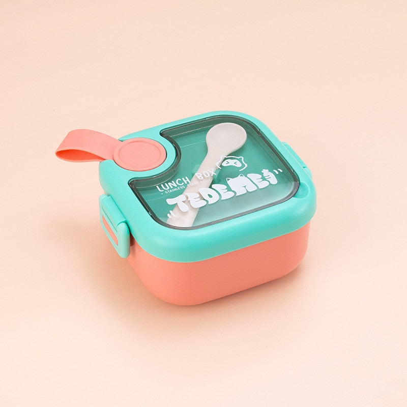 Gamelle isotherme chaud enfant en inox, bleue ou rose