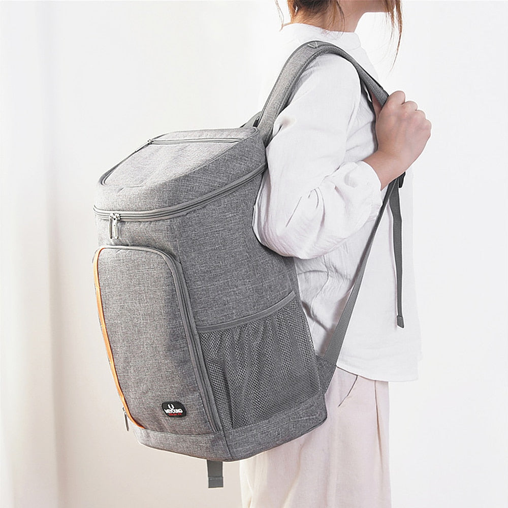Grand sac à dos isotherme Oxford avec décapsuleur, 18 canettes