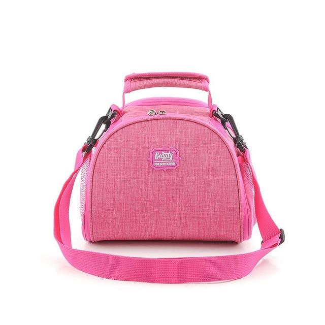 Mini sac isotherme repas 22 × 16 × 18 cm, cinq coloris