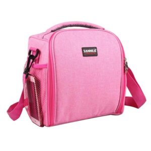 Petit sac à goûter isotherme enfant en polyester, trois coloris