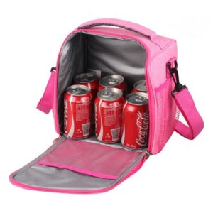 Petit sac à goûter isotherme enfant en polyester, trois coloris