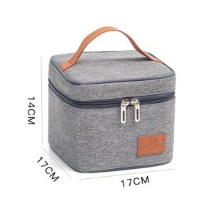 Petit sac isotherme goûter enfant, Oxford à fermeture éclair