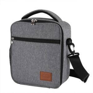 Petit sac isotherme goûter en polyester, sangle de transport