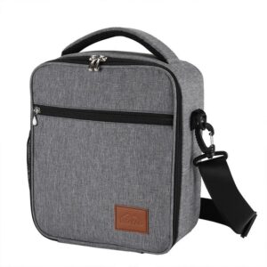 Petit sac isotherme goûter en polyester, sangle de transport
