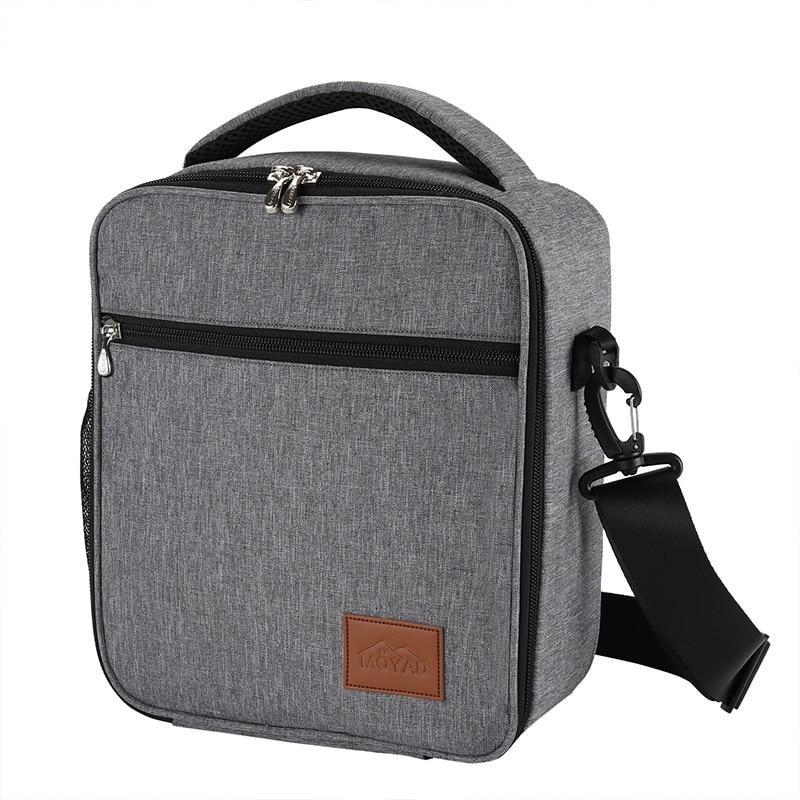 Petit sac isotherme goûter en polyester, sangle de transport