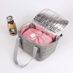 Petit sac isotherme souple 5 L en polyester, intérieur aluminium