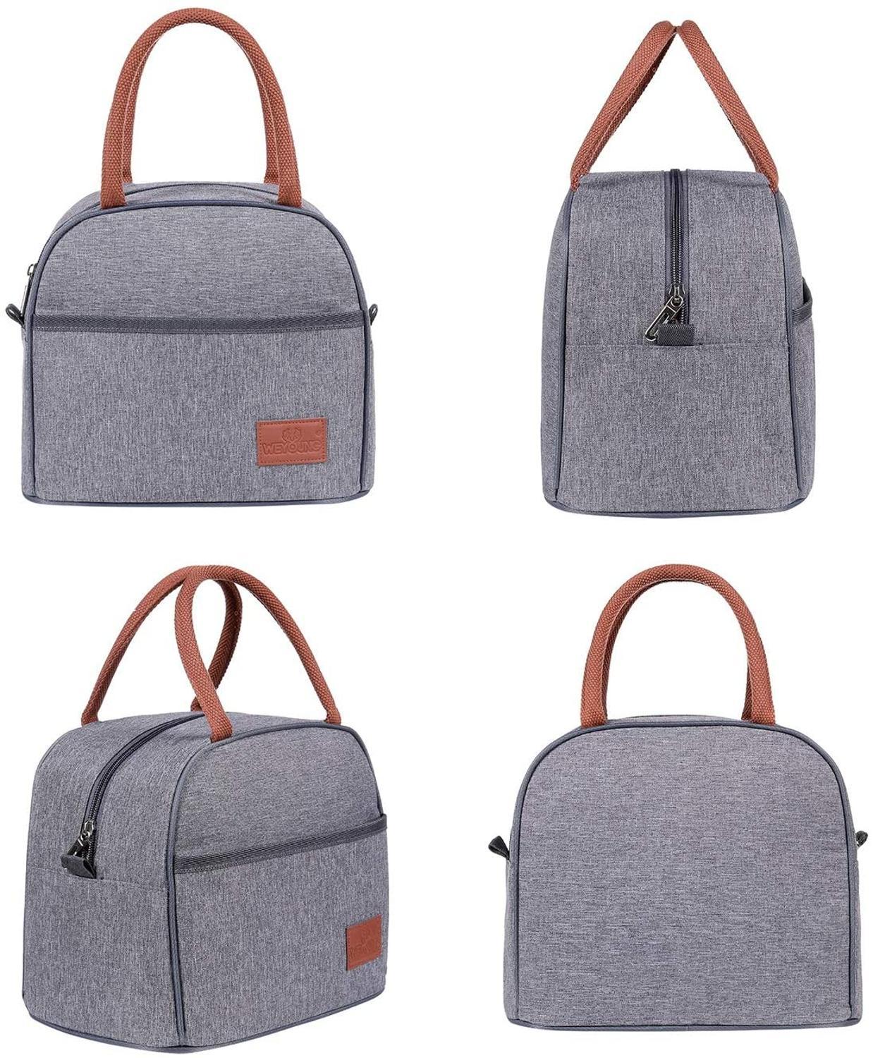 Petit sac repas isotherme Oxford à poignée solide, 10 litres