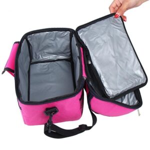 Petit sac repas isotherme à ouverture rabattable, six coloris