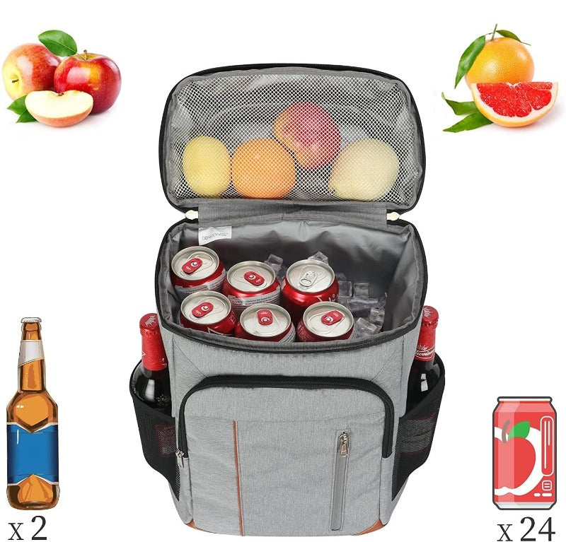 Sac à dos isotherme 22 L en Oxford, fermeture étanche