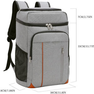 Sac à dos isotherme 22 L en Oxford, fermeture étanche