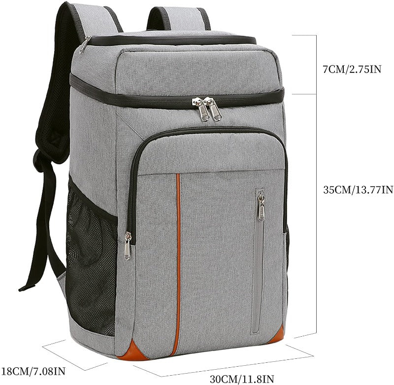 Sac à dos isotherme 22 L en Oxford, fermeture étanche